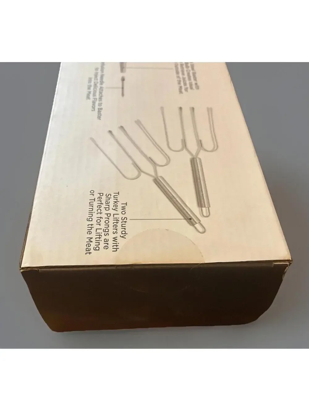 Wolfgang Puck Roasting Prep Set with Turkey Lifters and Baster - New Sealed